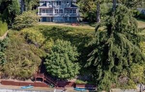 House as seen by boat.