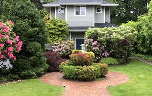 Separate studio as seen from front porch of main house.