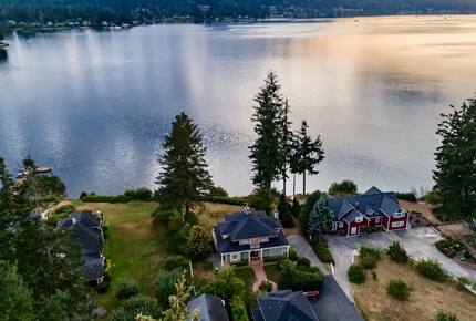 Beautiful Liberty Bay behind the home