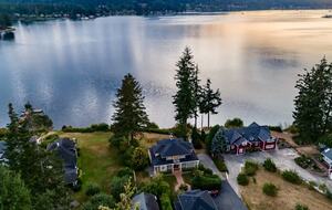 Beautiful Liberty Bay behind the home