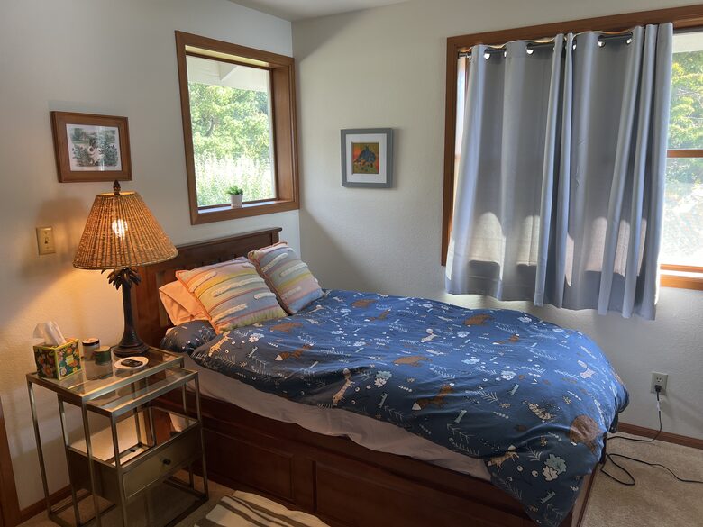 Children’s room Twin bed+trundle, water view, crib available