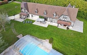 Seventeenth Century Norman Country House with Private Pool - Englesqueville-en-Auge, France