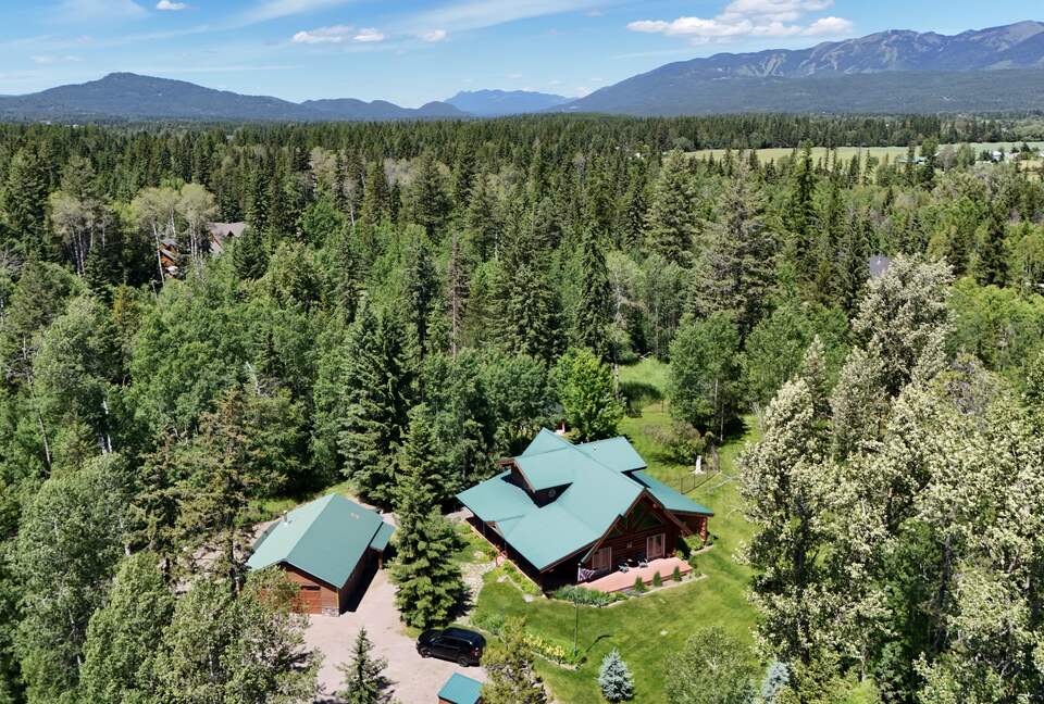 Montana Mountain Escape on Two Wooded Acres - Columbia Falls, Montana