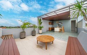 Canggu Ricefield Villa with Infinity Pool and Rooftop Lounge - Denpasar, Indonesia