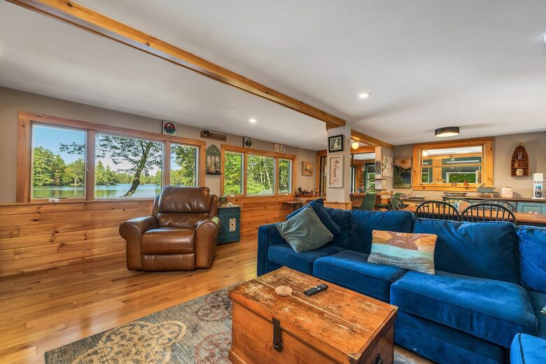 Relaxed East Wakefield Retreat Directly on Balch Lake - East Wakefield, New Hampshire