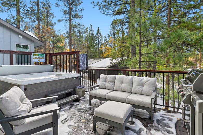 Custom-Built Big Bear Escape Steps from Alpine Slide - Big Bear, California