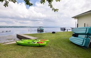 Chautauqua, NY Lakefront Retreat with Private Dock and Kayaks - Mayville, New York