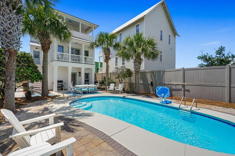 Santa Rosa Beach Escape with Private Pool Near Oyster Lake - Santa Rosa Beach, Florida