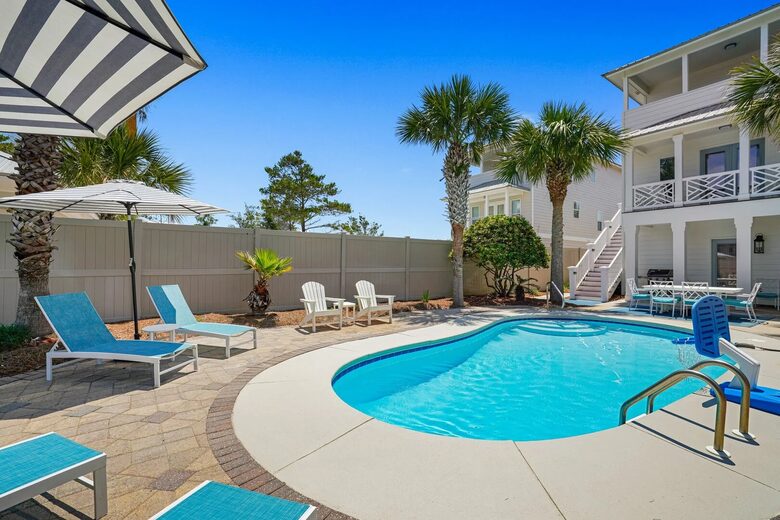 Santa Rosa Beach Escape with Private Pool Near Oyster Lake - Santa Rosa Beach, Florida