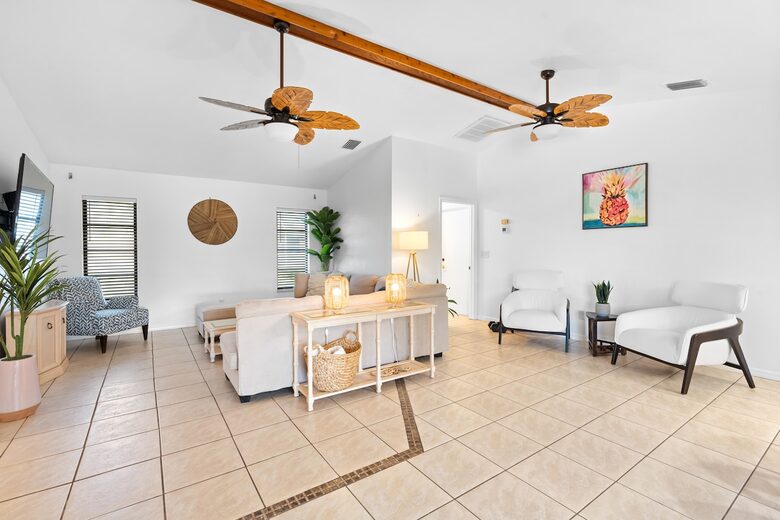 Tropical Retreat with Private Saltwater Pool & Putting Green - Cape Coral, Florida