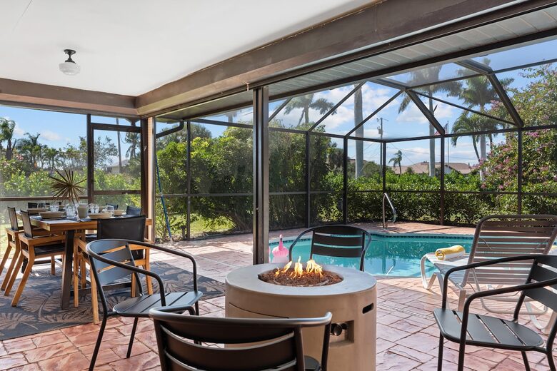 Tropical Retreat with Private Saltwater Pool & Putting Green - Cape Coral, Florida