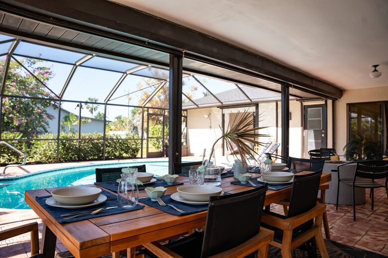 Tropical Retreat with Private Saltwater Pool & Putting Green - Cape Coral, Florida