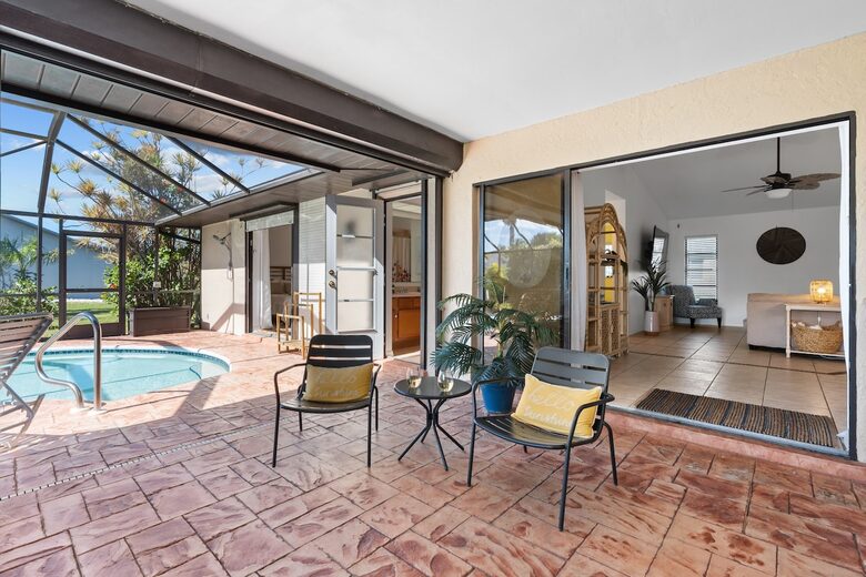 Tropical Retreat with Private Saltwater Pool & Putting Green - Cape Coral, Florida