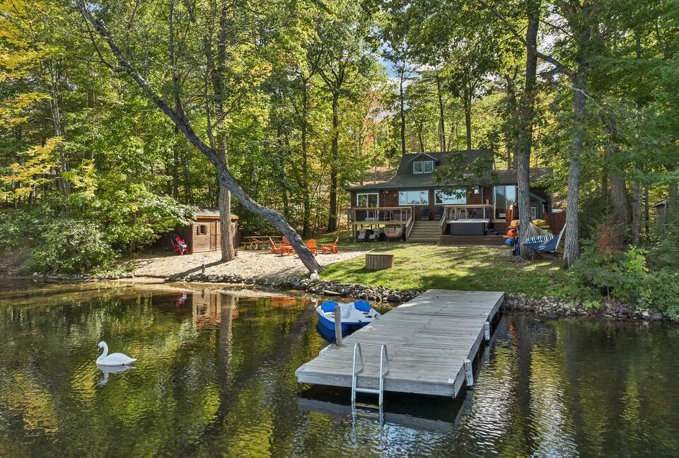 Relaxed East Wakefield Retreat Directly on Balch Lake - East Wakefield, New Hampshire