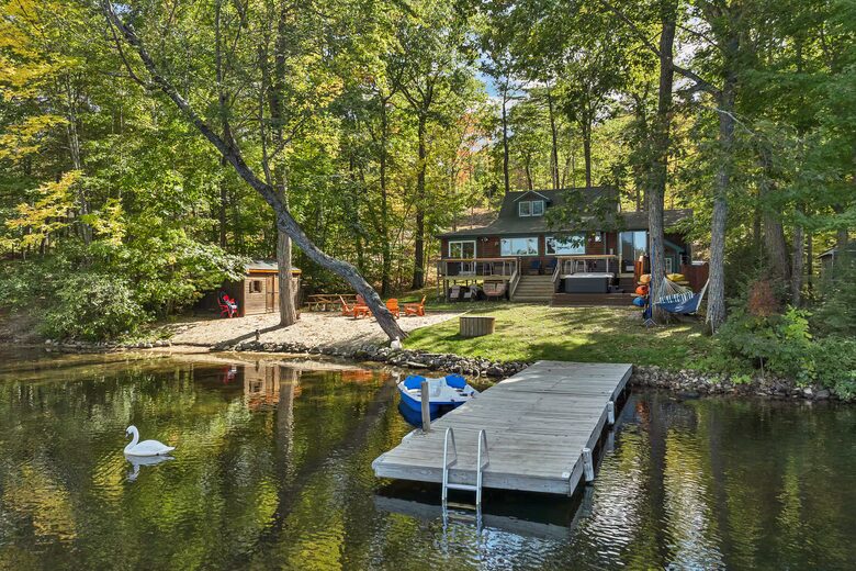 Relaxed East Wakefield Retreat Directly on Balch Lake - East Wakefield, New Hampshire