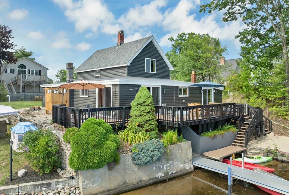 Modern Lakefront Retreat on Milton Three Ponds - Milton, New Hampshire