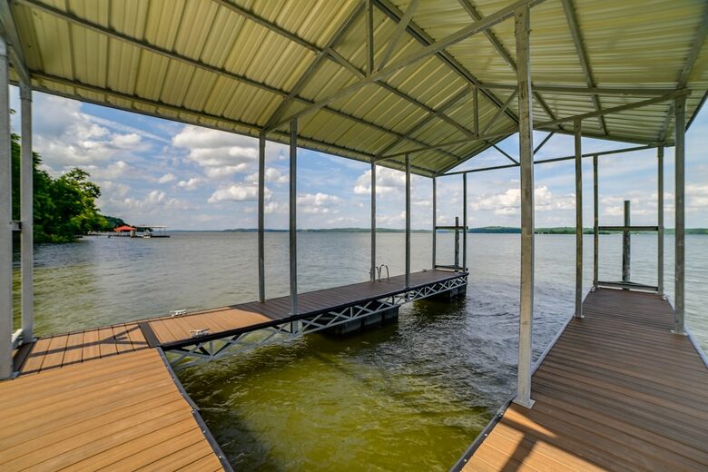 Kentucky Lakefront Retreat with Private Dock and Sunset Views - New Concord, Kentucky