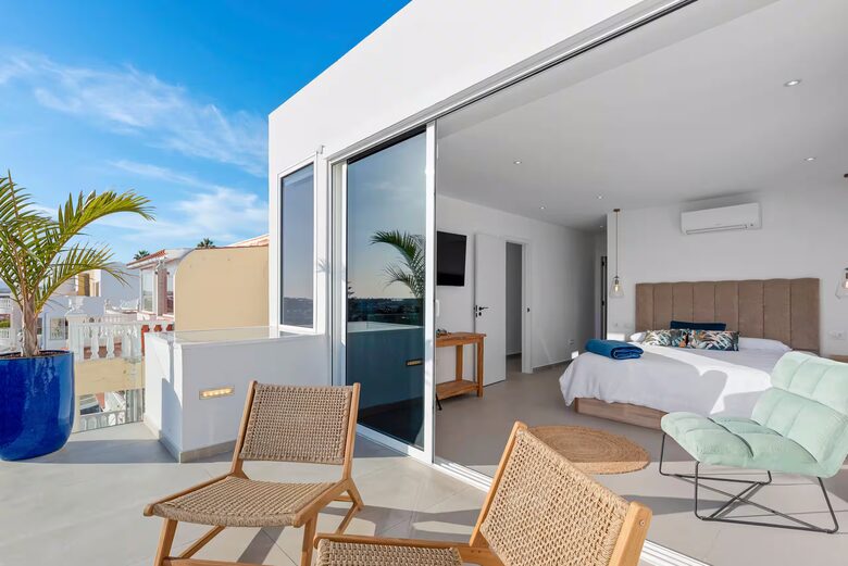 Contemporary Villa Overlooking La Tejita - Granadilla de Abona, Tenerife, Spain
