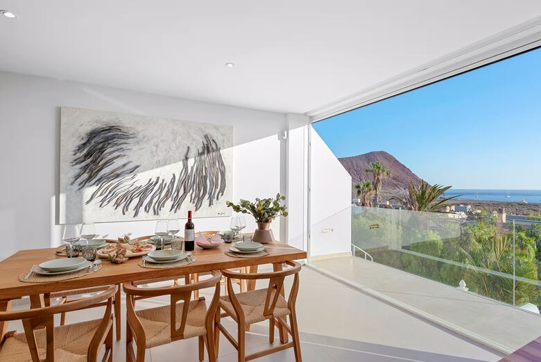 Contemporary Villa Overlooking La Tejita - Granadilla de Abona, Tenerife, Spain