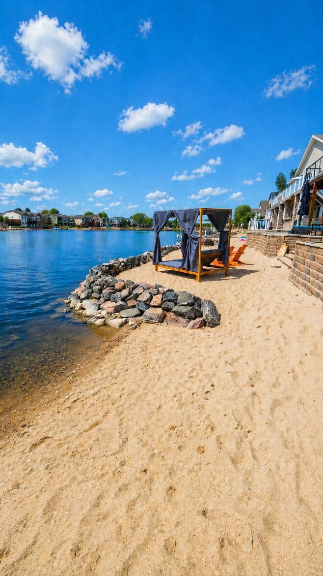 Denver Lakefront Retreat with Private Beach and Mountain Views - Denver, Colorado