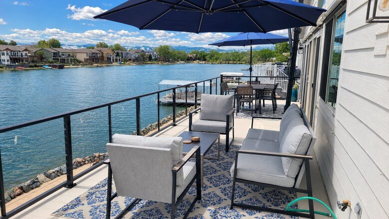 Denver Lakefront Retreat with Private Beach and Mountain Views - Denver, Colorado