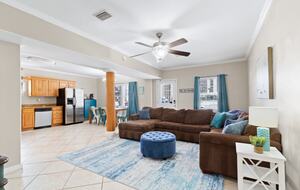 Spacious West Beach Retreat Steps from the Gulf - Gulf Shores, Alabama