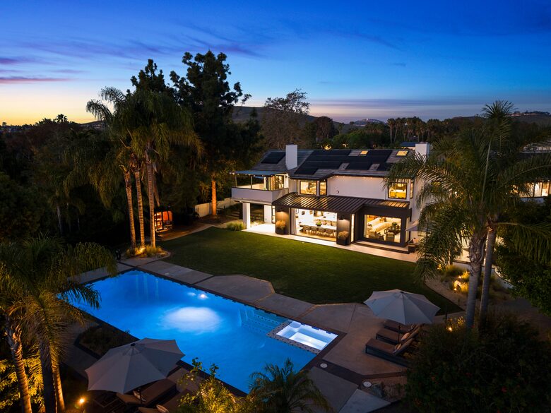 Canyon View Estate with Private Tennis Court & Luxe Casita - Encinitas, California