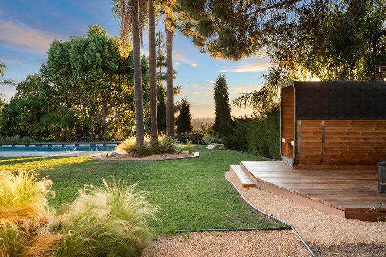 Canyon View Estate with Private Tennis Court & Luxe Casita - Encinitas, California