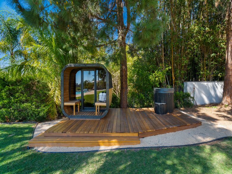 Canyon View Estate with Private Tennis Court & Luxe Casita - Encinitas, California