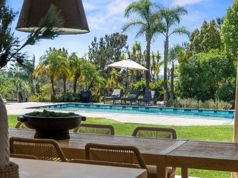 Canyon View Estate with Private Tennis Court & Luxe Casita - Encinitas, California
