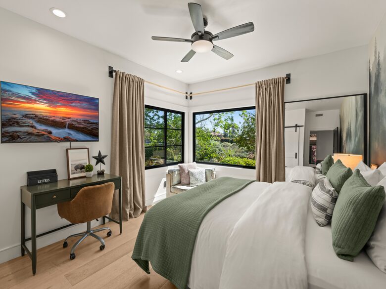 Canyon View Estate with Private Tennis Court & Luxe Casita - Encinitas, California