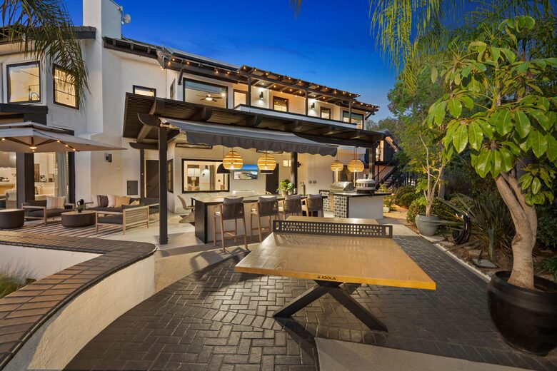 Canyon View Estate with Private Tennis Court & Luxe Casita - Encinitas, California