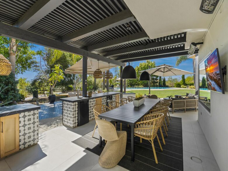 Canyon View Estate with Private Tennis Court & Luxe Casita - Encinitas, California