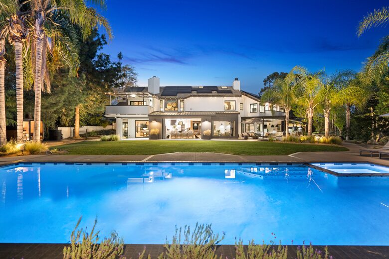 Canyon View Estate with Private Tennis Court & Luxe Casita - Encinitas, California