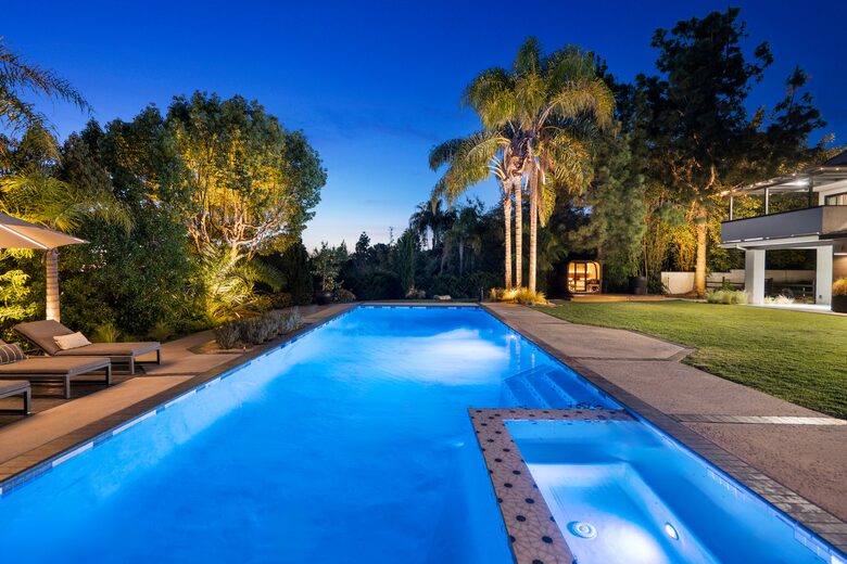 Canyon View Estate with Private Tennis Court & Luxe Casita - Encinitas, California