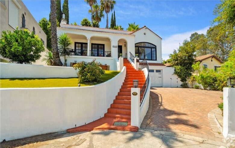 Hollywood Hills Spanish Colonial with Pool and Hollywood Sign Views - Los Angeles, California