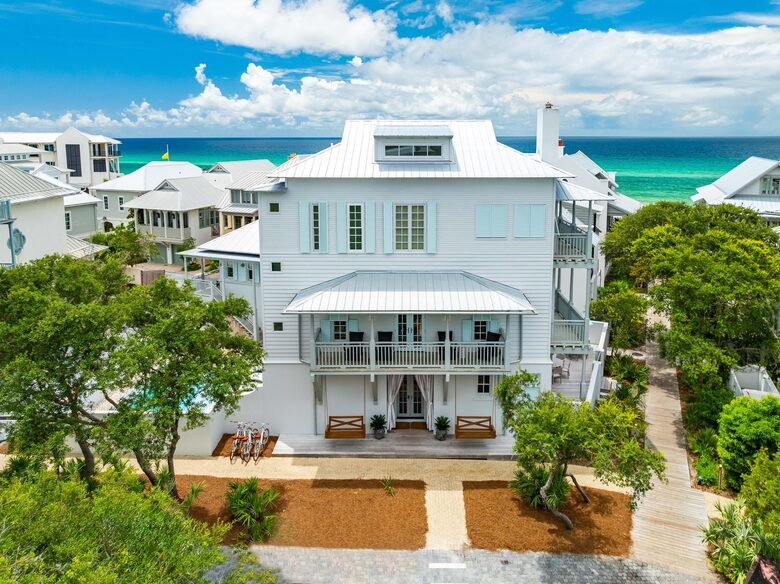 YOLO Cottage | Rosemary Beach Estate with Private Beach Access and Carriage House - Inlet Beach, Florida