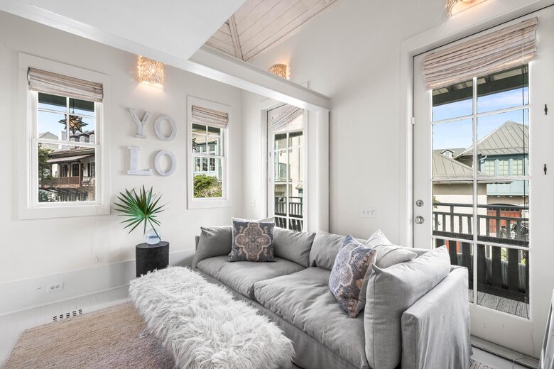 YOLO Cottage | Rosemary Beach Estate with Private Beach Access and Carriage House - Inlet Beach, Florida