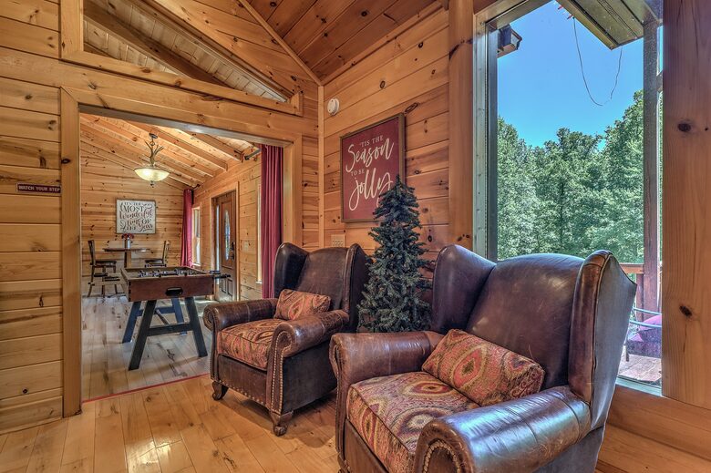 Year-Round Christmas Cabin in Blairsville with Private Hot Tub - Blairsville, Georgia