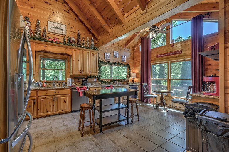 Year-Round Christmas Cabin in Blairsville with Private Hot Tub - Blairsville, Georgia