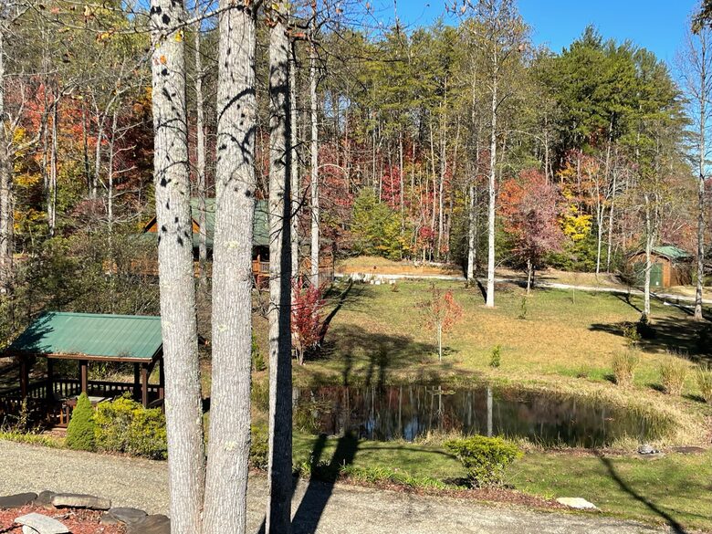 Year-Round Christmas Cabin in Blairsville with Private Hot Tub - Blairsville, Georgia