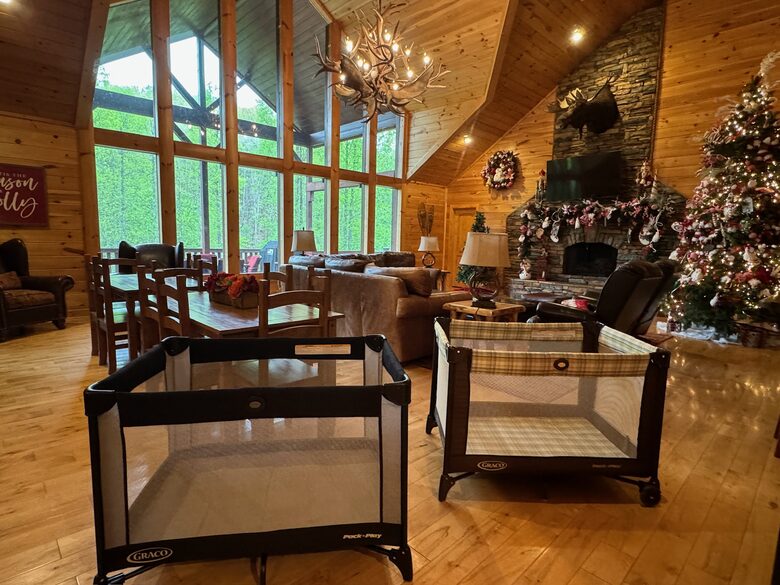 Year-Round Christmas Cabin in Blairsville with Private Hot Tub - Blairsville, Georgia