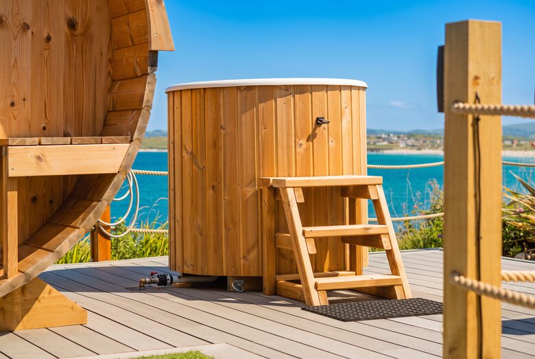 Oceanfront Cliff House & Lodge with Tennis Court / Sauna / Plunge Pool - Rossnowlagh, Ireland