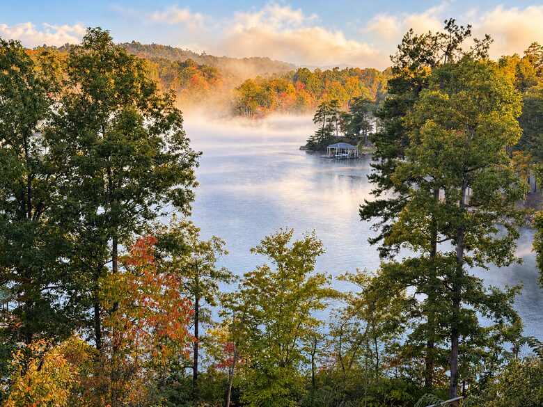 Lake Keowee Waterfront Retreat with Private Dock and Sunset Views - Sunset, South Carolina