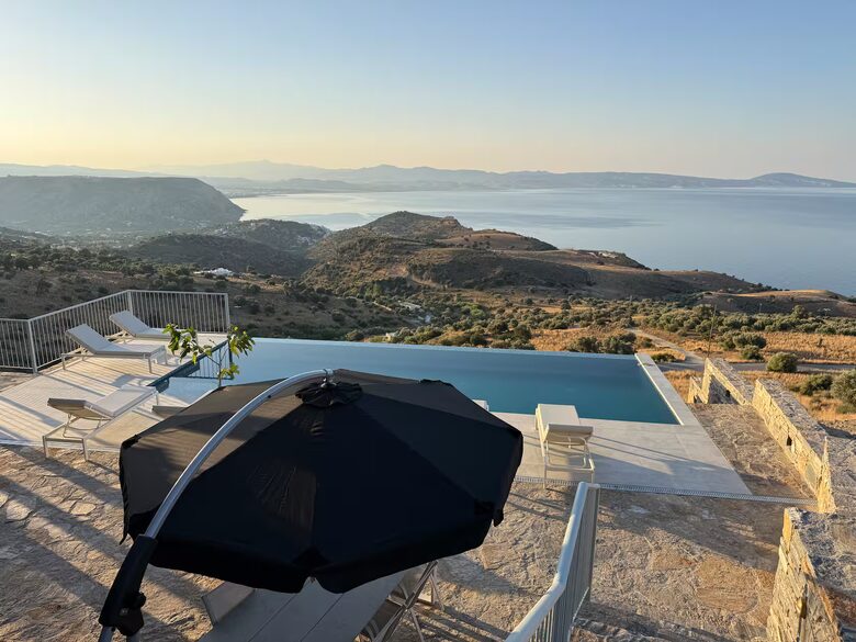 Traditional Stone Villa with Private Infinity Pool and Sea Views - Agia Galini, Melampes, Greece