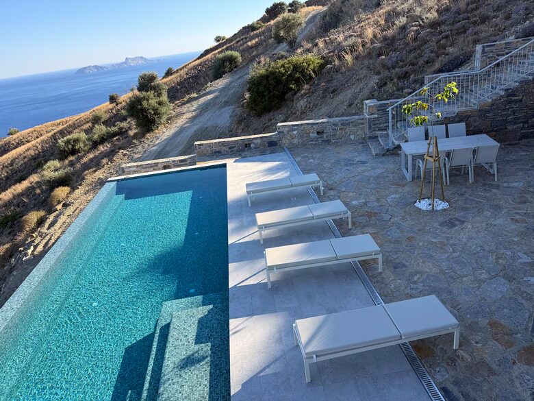 Traditional Stone Villa with Private Infinity Pool and Sea Views - Agia Galini, Melampes, Greece