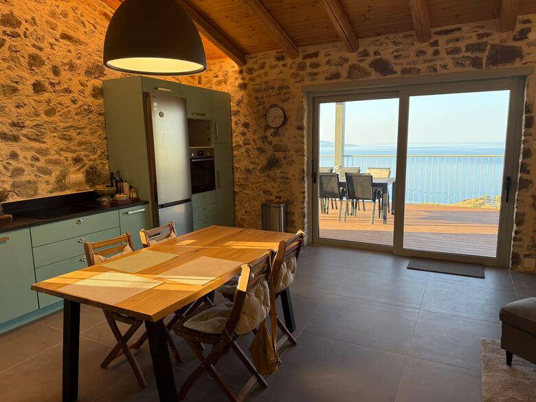 Traditional Stone Villa with Private Infinity Pool and Sea Views - Agia Galini, Melampes, Greece