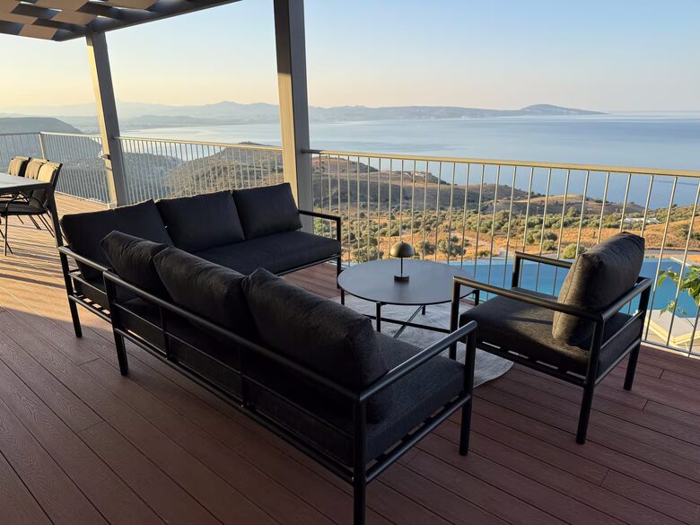 Traditional Stone Villa with Private Infinity Pool and Sea Views - Agia Galini, Melampes, Greece