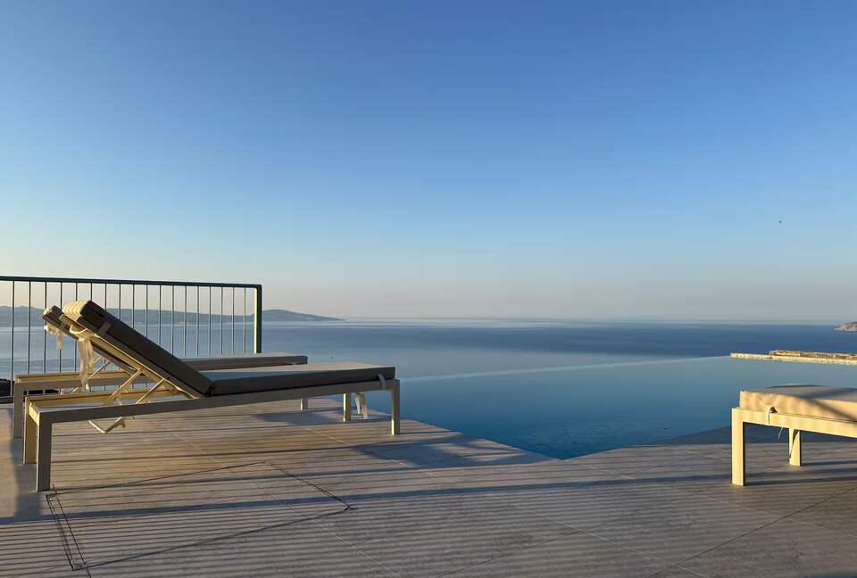 Traditional Stone Villa with Private Infinity Pool and Sea Views - Agia Galini, Melampes, Greece
