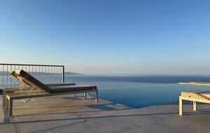 Traditional Stone Villa with Private Infinity Pool and Sea Views - Agia Galini, Melampes, Greece